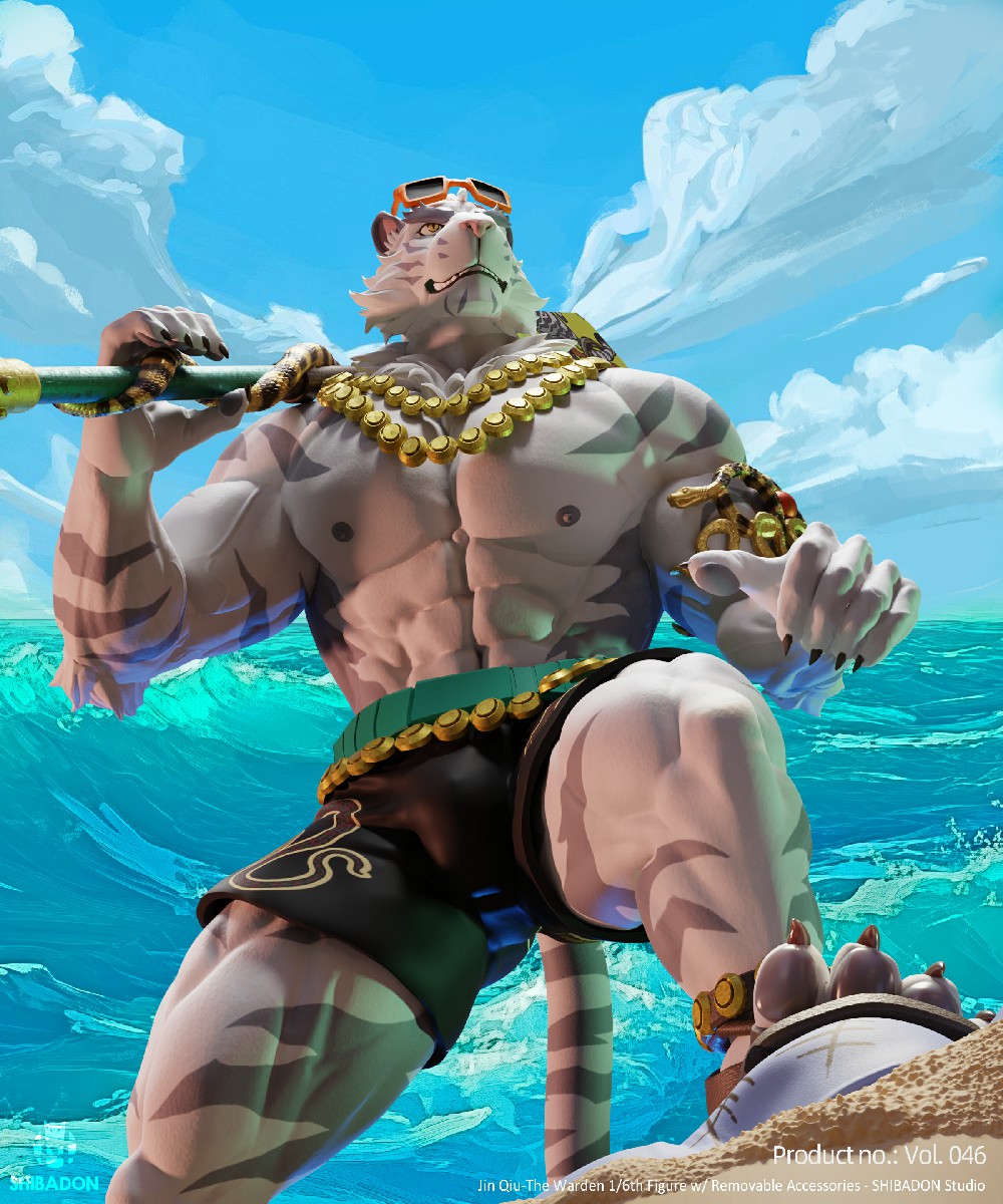 Original White Tiger (Licensed) Statue GK Figure(18+MALE)-Shibadon Studio Pre-sale