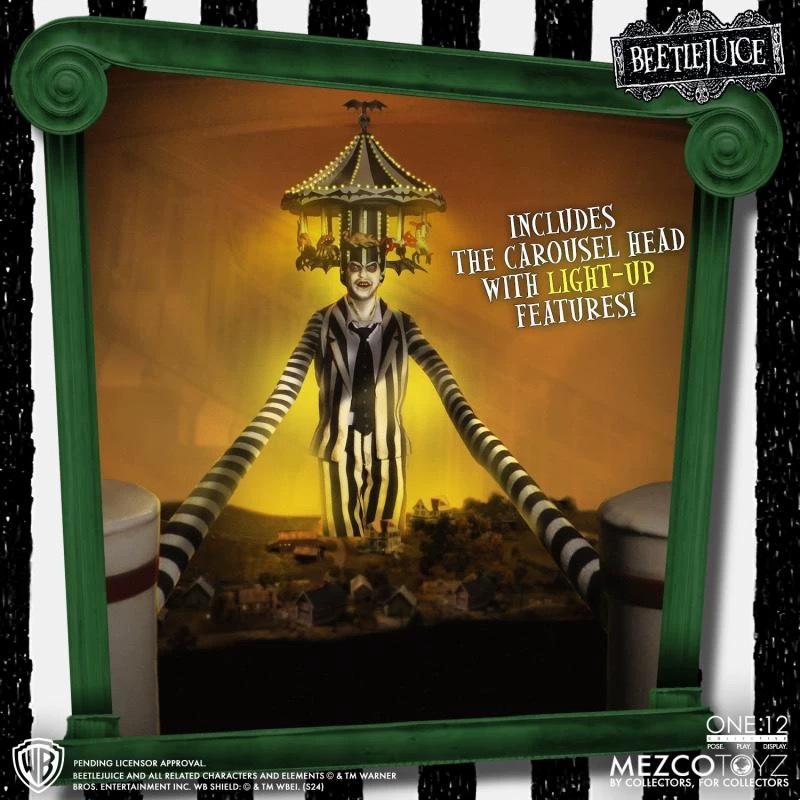 Pre sale Mezco 7-inch one12 underworld mage beetle juice luxury version movable doll