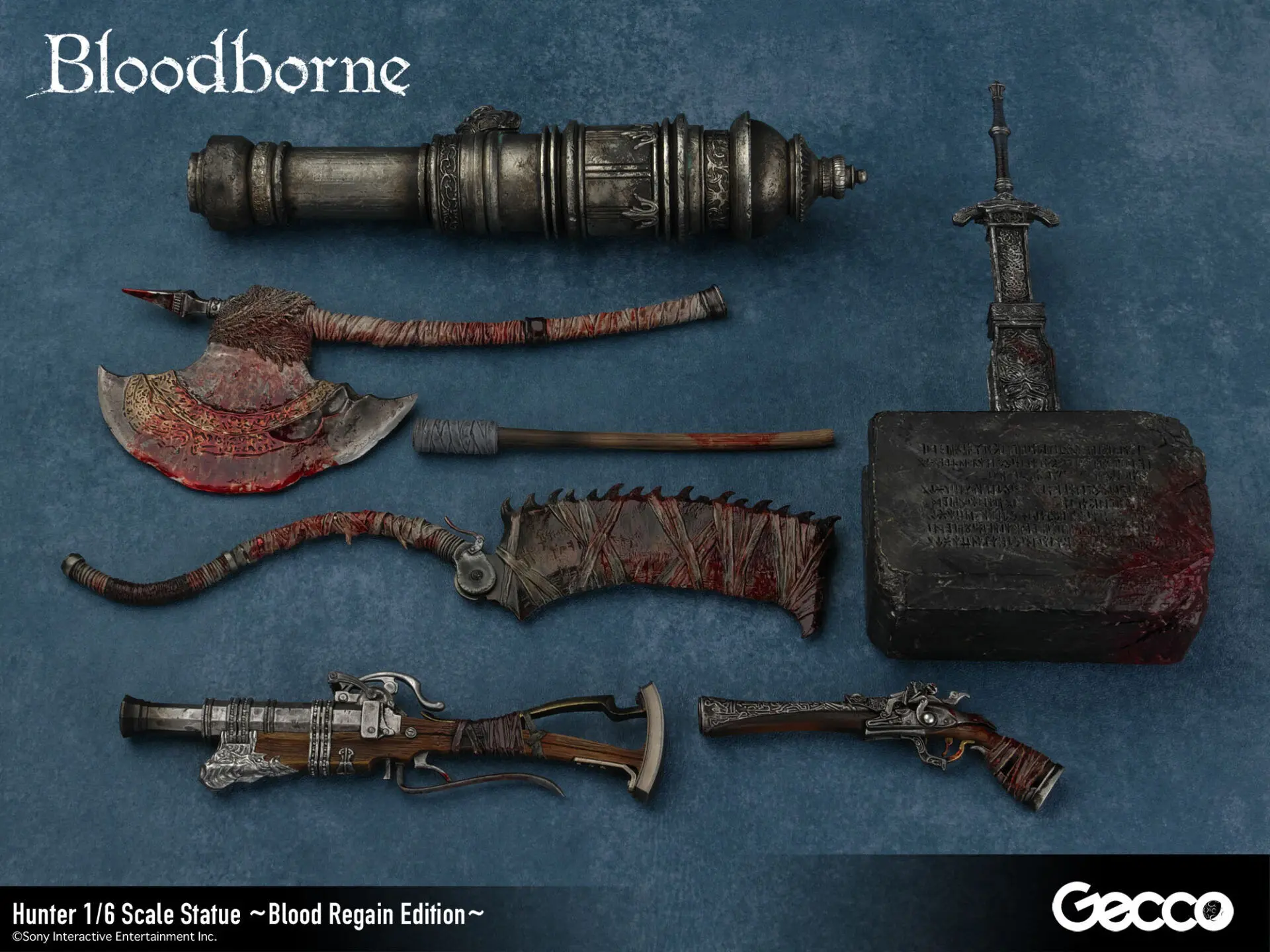 Gecco Studio - Bloodborne Hunter  Blood Regain Edition (Licensed)   1/6 Scale Statue (GK) 