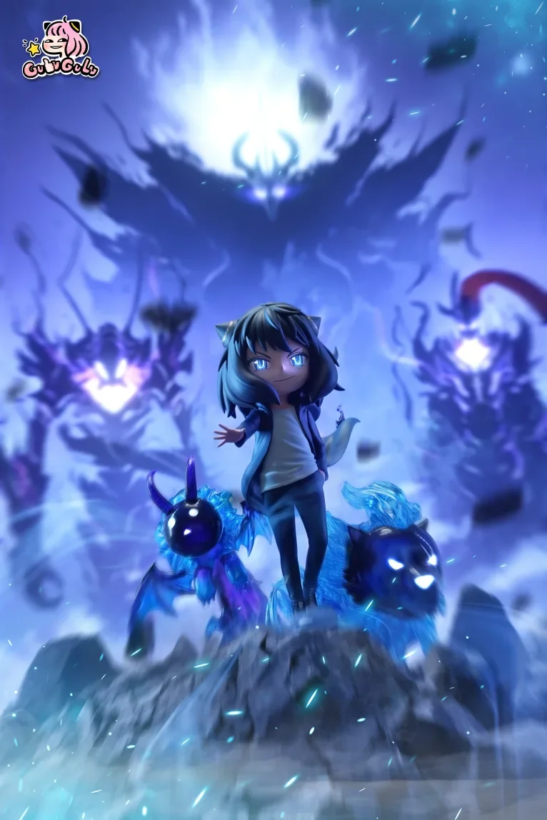 GULU GULU Studio -SPY X FAMILY- Anya cos Sung Jin Woo with LED Statue(GK)