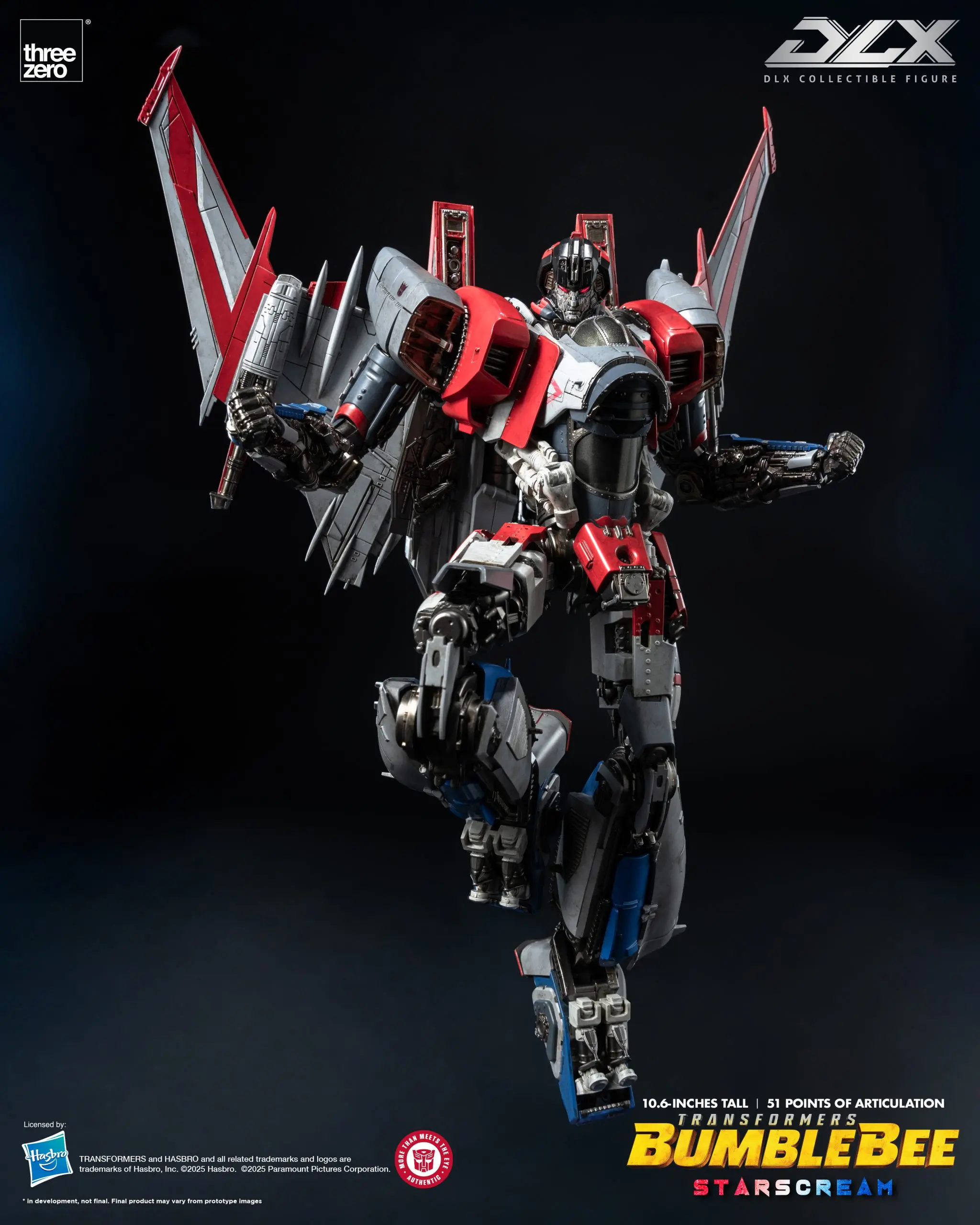 Threezero - Transformers: Bumblebee DLX Starscream 3Z09430W0 (Licensed) Statue