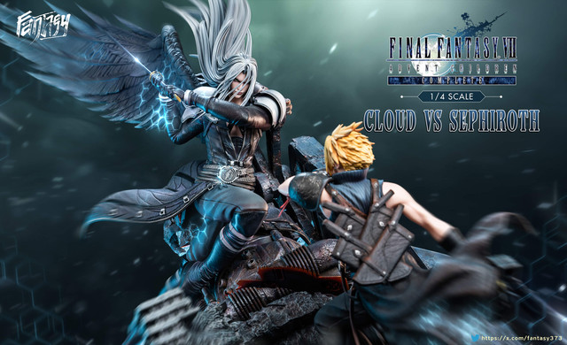Final Fantasy Sephiroth VS Cloud Strife 1/4 Statue GK-FANTASY STUDIO & DRAGON STUDIO Pre-sale