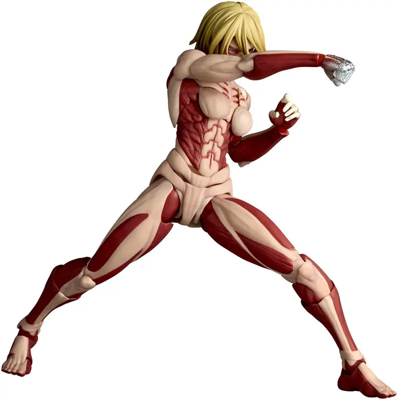 Kaiyodo - Revoltech Amazing Yamaguchi Attack on Titan Armored Titan & Female Titan (Licensed)Statue(GK)