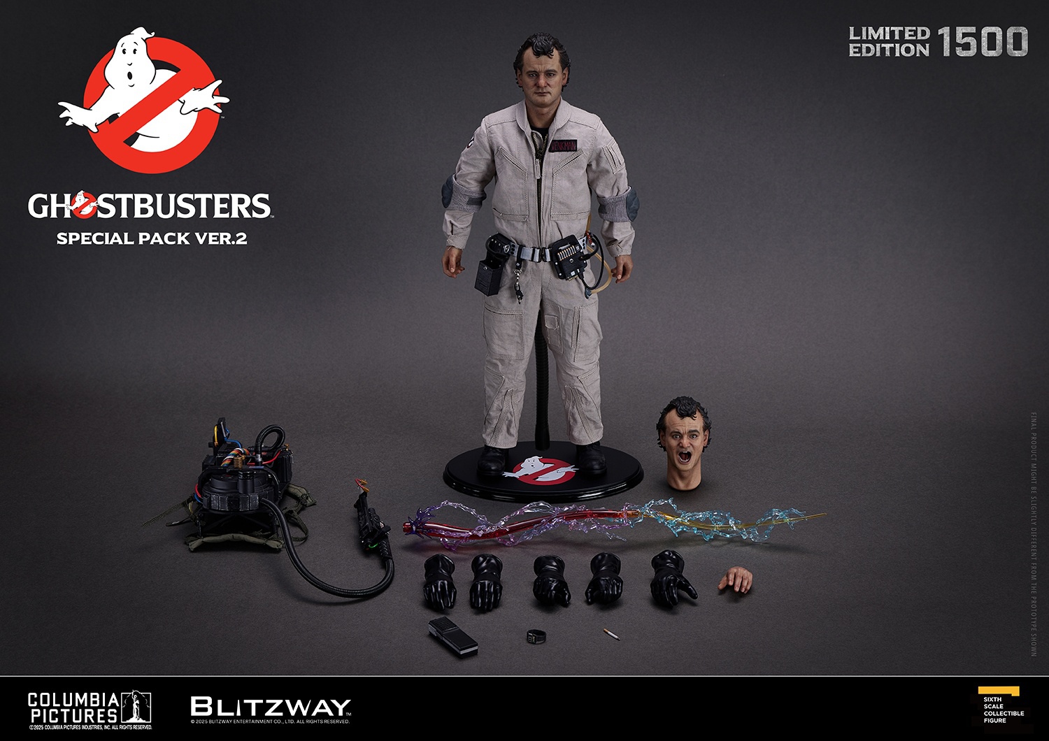 Ghostbusters Spengler Stantz Venkman Zeddemore 1/6 Scale Action Figure (Licensed)-BLITZWAY