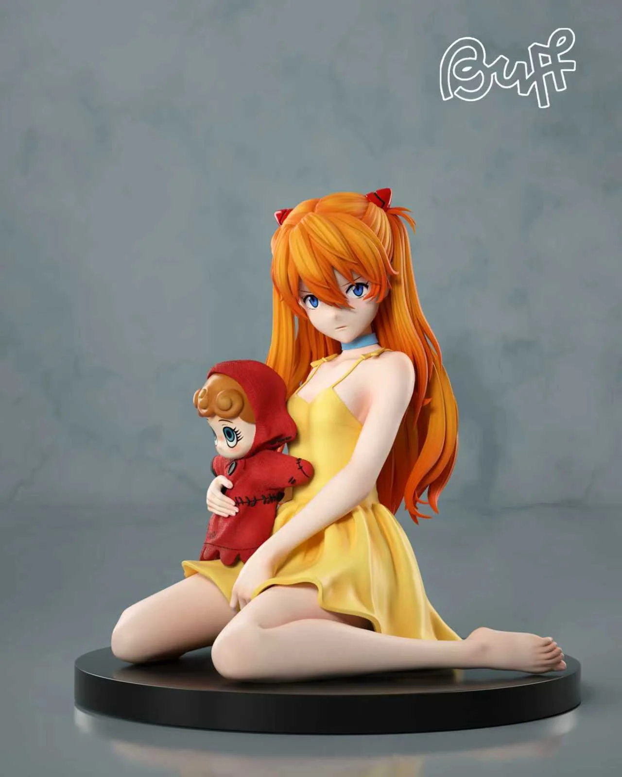 BUFF Studio - (EVA) Neon Genesis EVAngelion - Sitting Asuka 1/6 Statue(GK)