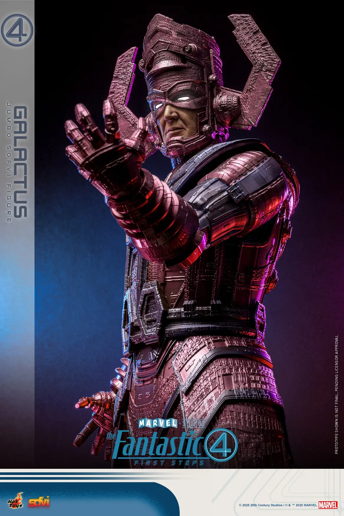 Hottoys - The Fantastic Four: First Steps Galactus Jumbo Sofvi Figure & The Thing SMS001J MMS813 (Licensed)1/6 Statue(GK)