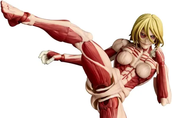 Kaiyodo - Revoltech Amazing Yamaguchi Attack on Titan Armored Titan & Female Titan (Licensed)Statue(GK)