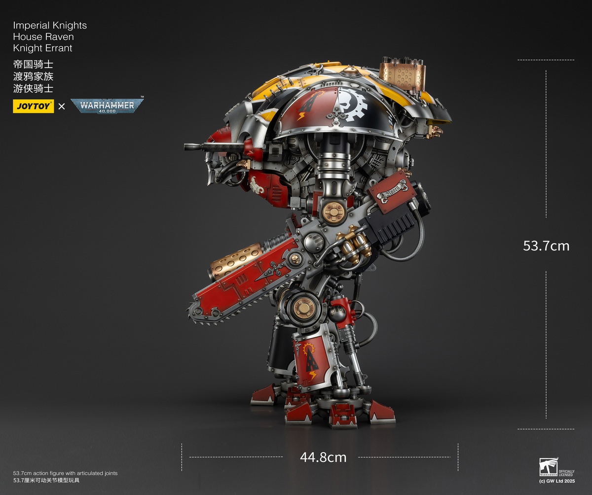 Ultramarines Relic Secundus Armour & Imperial Knights House Raven Knight Errant JT01536 JT9305 (Licensed) Statue(GK) - JOYTOY-KWII-GK