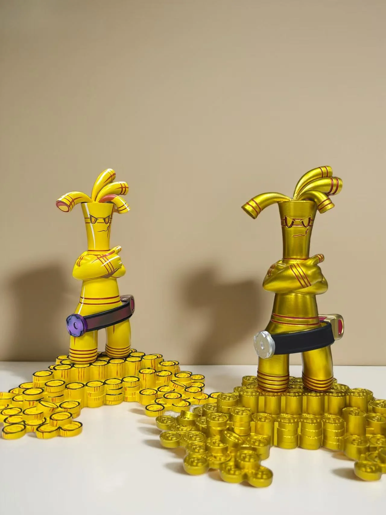 Ymg Studio - Pokemon Gholdengo + Gimmighoul Statue 