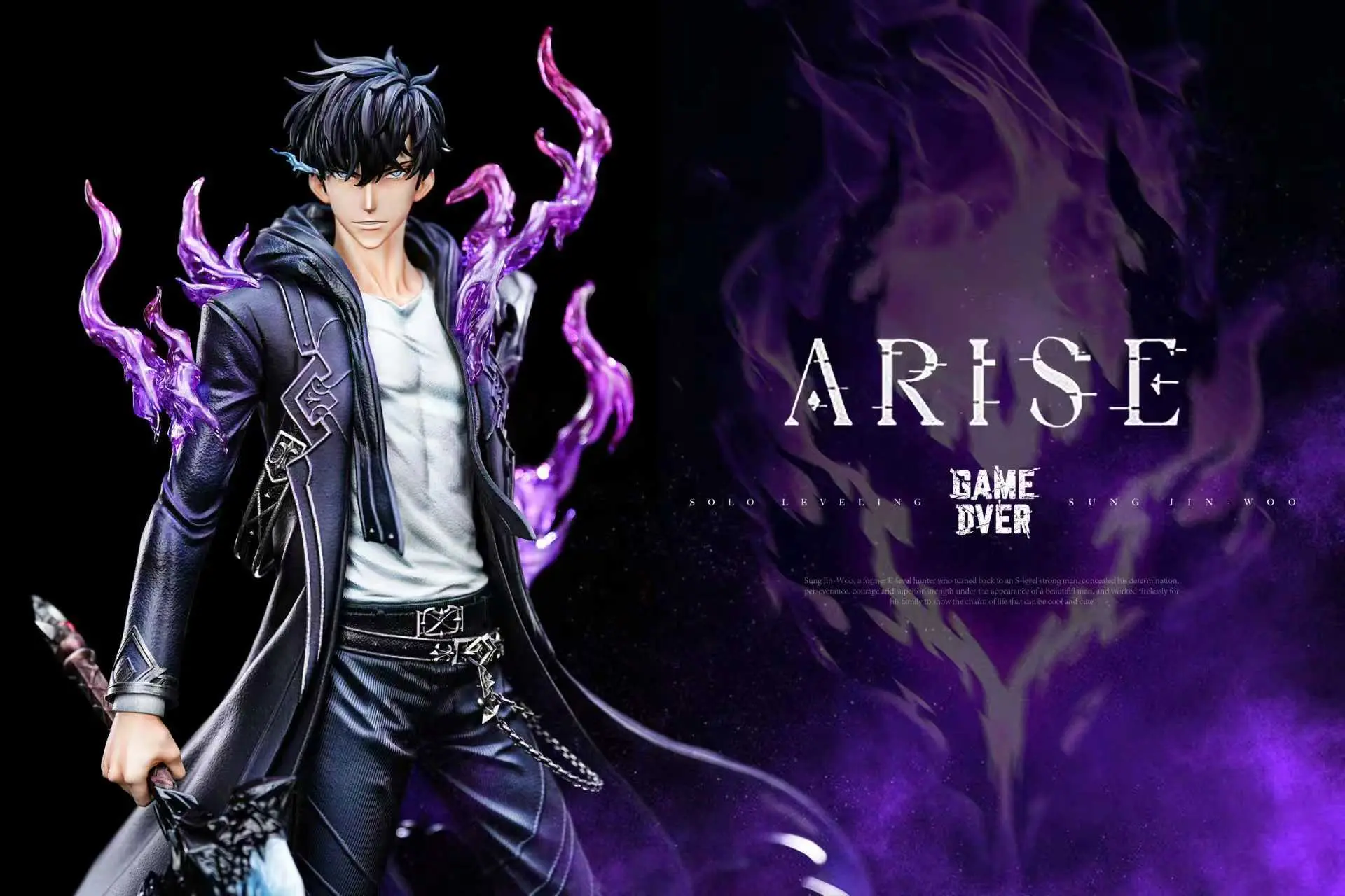 Game Over Studio - Solo Leveling Shadow Monarch Sung Jin-Woo Statue