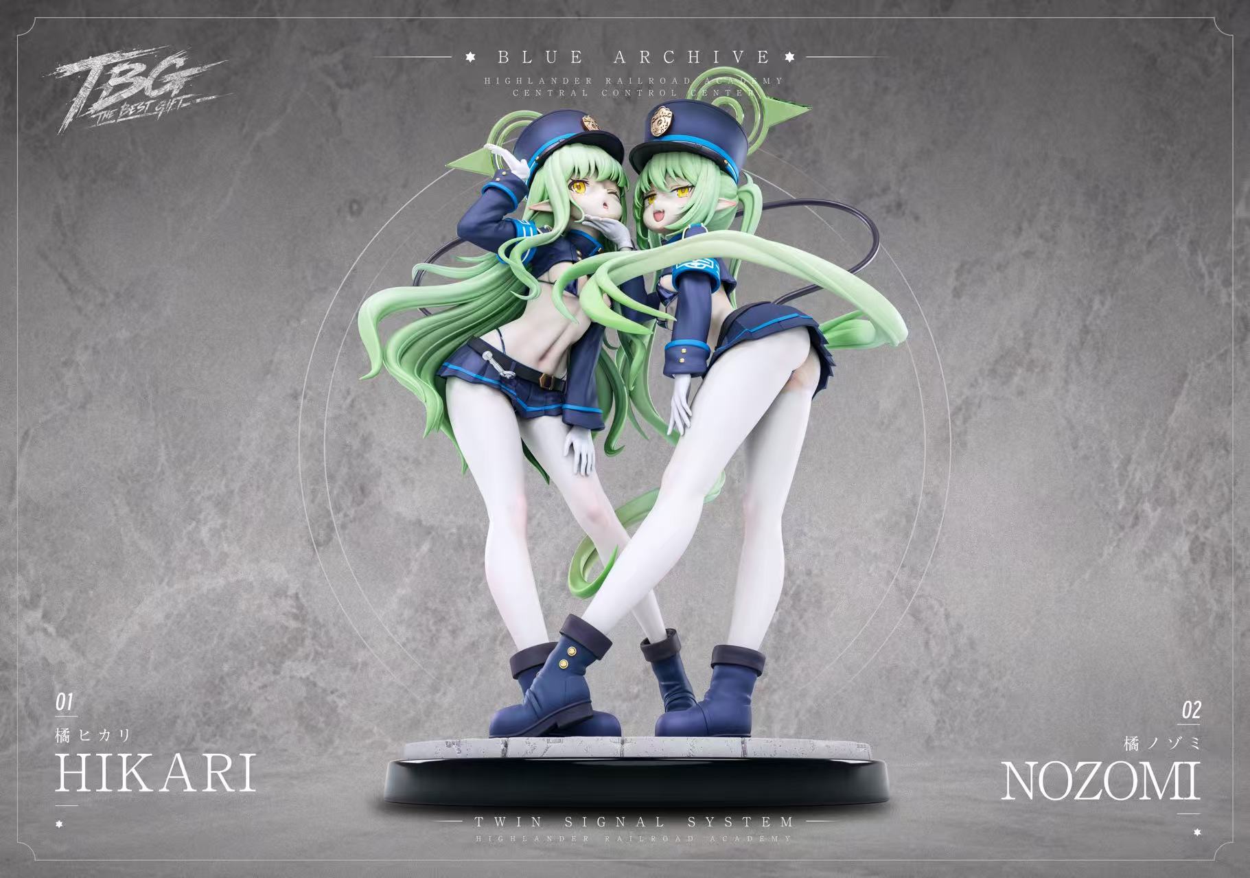 TBG Studio Tachibana Hikari X Tachibana Nozomi Blue Archive statue