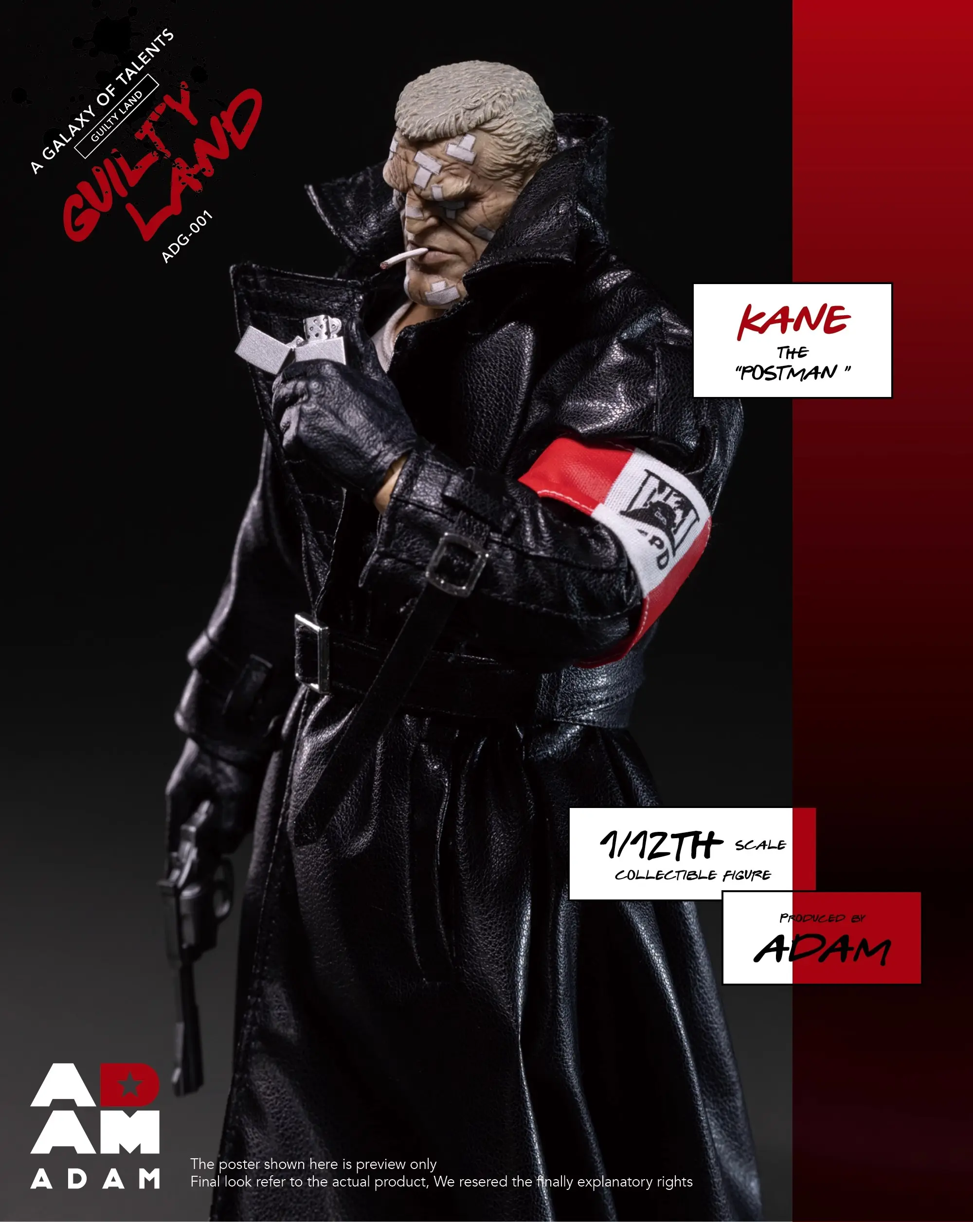 ADAM Studio - 1/12 Scale City of Ultimate Evil Mail Carrier Kaine Action Figure ADG001 (Licensed)