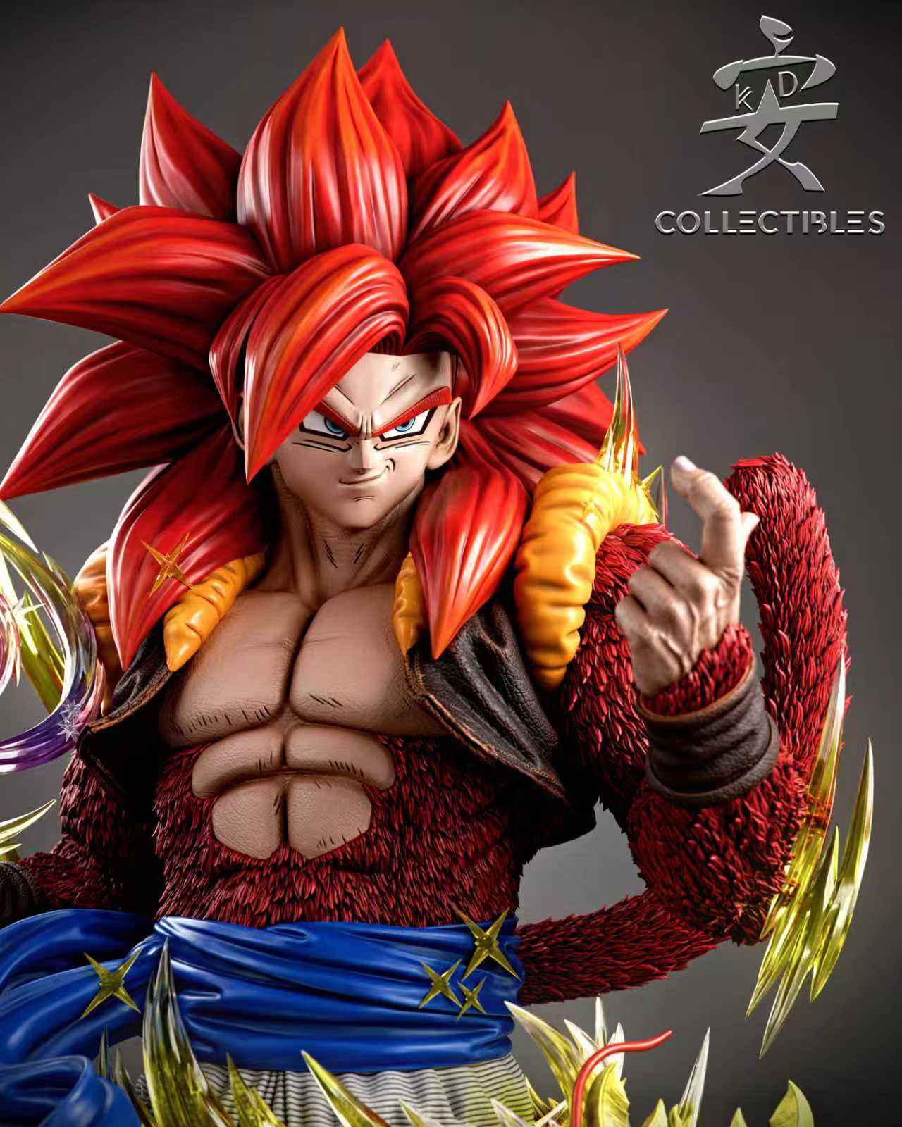 KD studio SSJ4 Gogeta Bust 1:1 statues