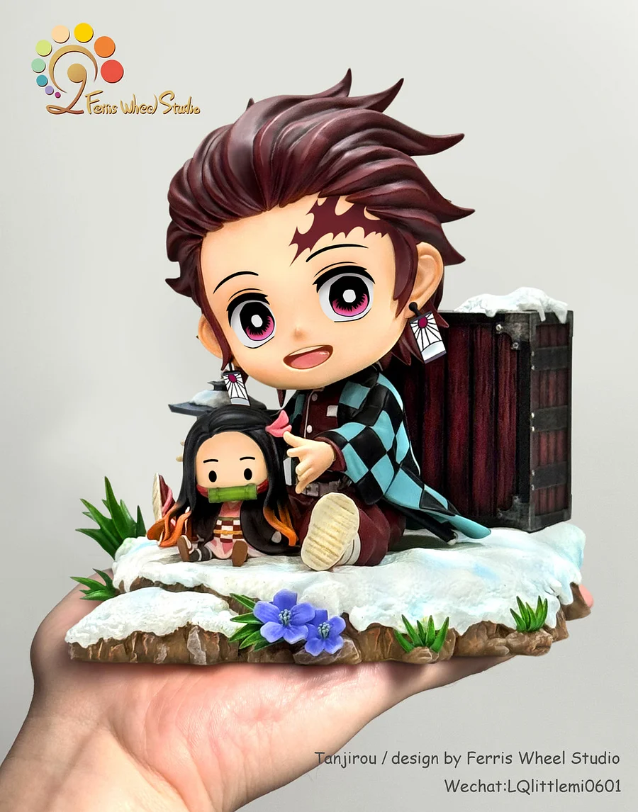 Ferris Wheel Studio - Tanjirou & Nezuko Statue
