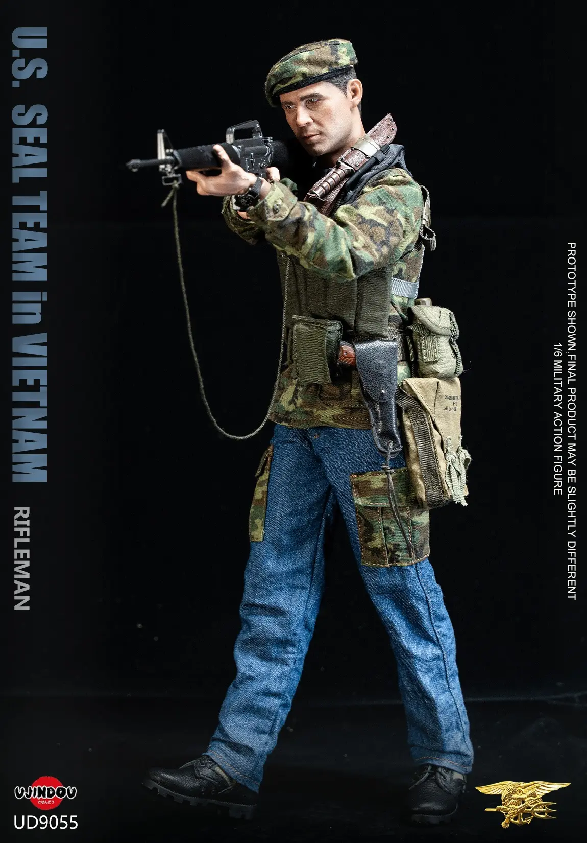 UJINDOU - 1/6 U.S. SEAL TEAM in VIETNAM RIFLEMAN UD9055 (Licensed) Statue(GK) 