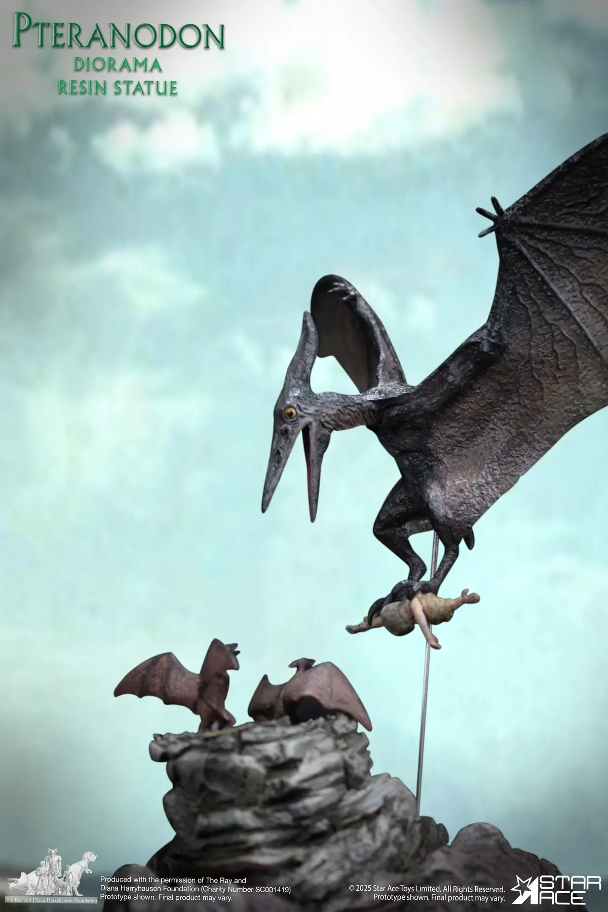 Star Ace Toys - Ray Harryhausen series Pteranodon diorama scene 1/8 scale resin statue SA8065 (Licensed) Statue(GK)