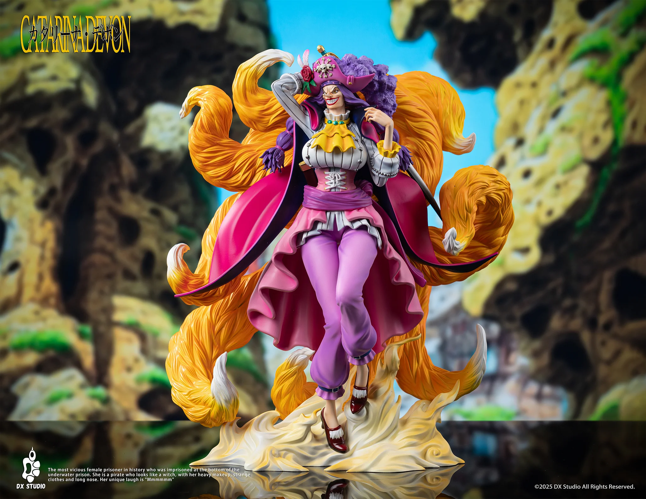 One Piece Blackbeard Pirates 8th Catarina Devon Statue(GK) - DX Studio 