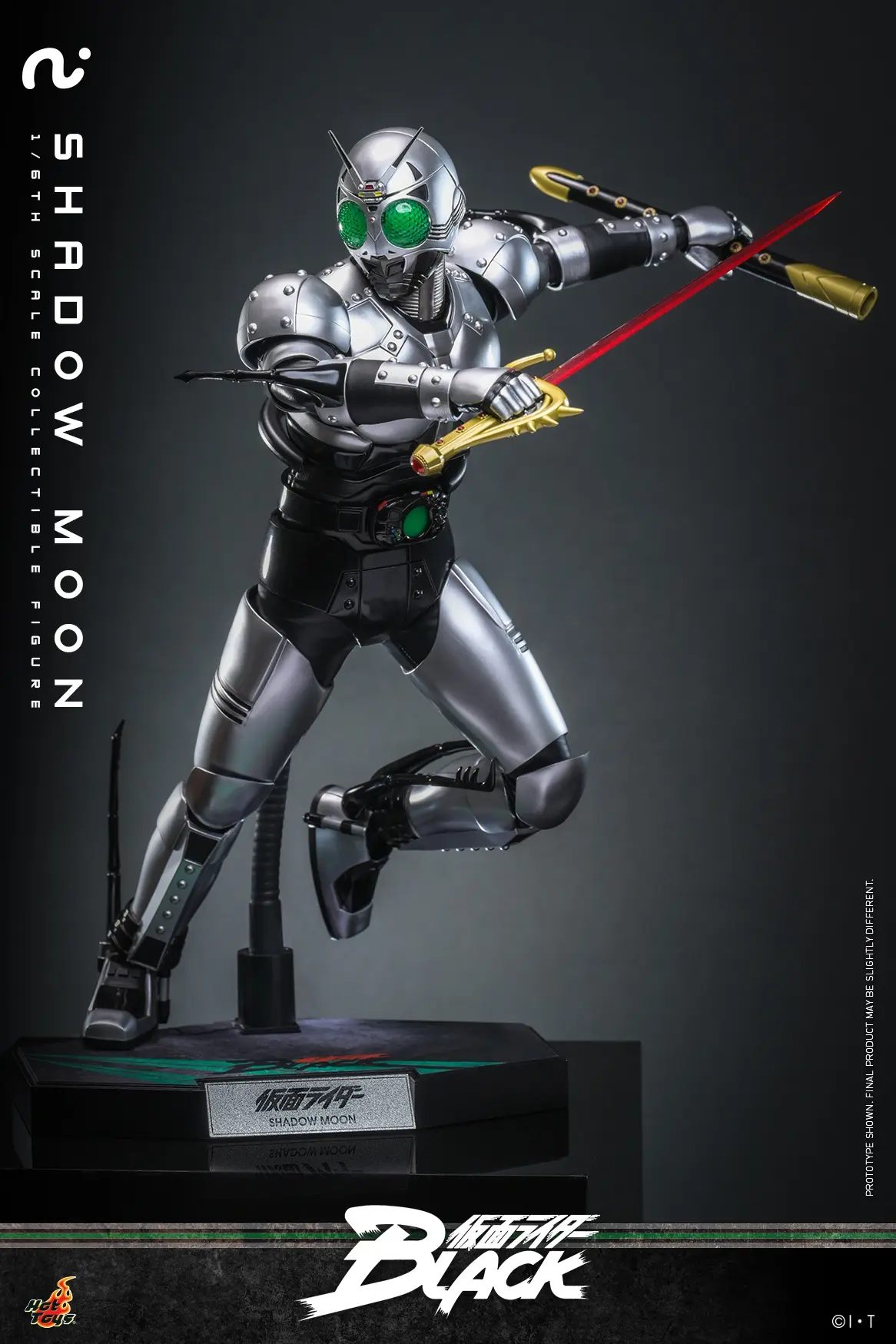 Hottoys -  Kamen Rider Black & Shadow Moon & Battle Hopper 1/6th scale TMS158 TMS159 TMS161 (Licensed) Statue(GK)