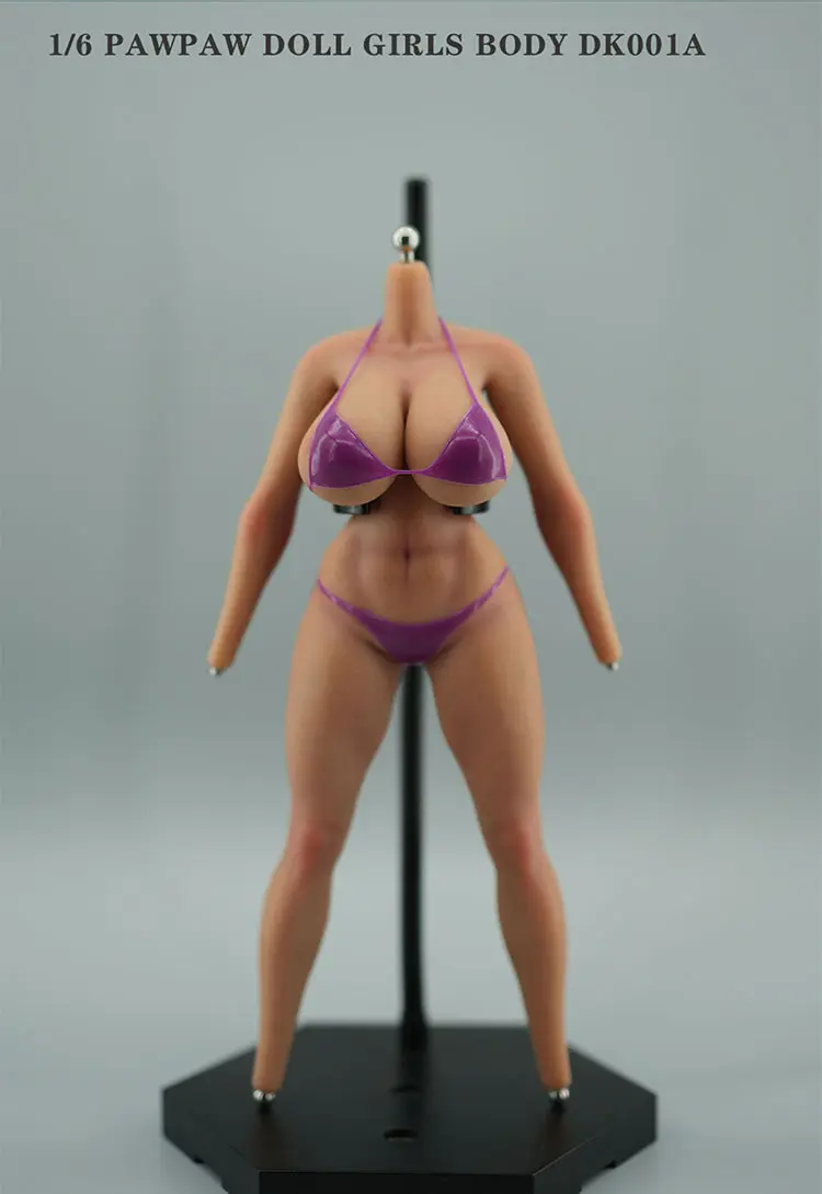 PAWPAW DOLL - DK001A 1/6 Removable Feet Silicone Female Blank Body (Licensed) Statue(GK) 