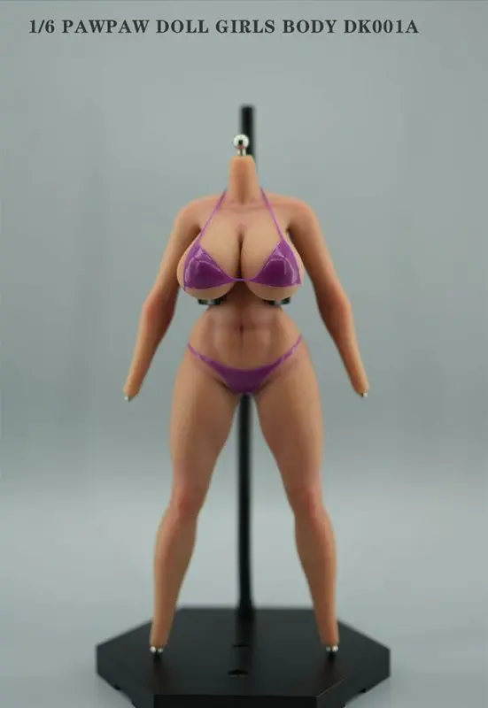 PAWPAW DOLL - DK001A 1/6 Removable Feet Silicone Female Blank Body (Licensed) Statue(GK) 