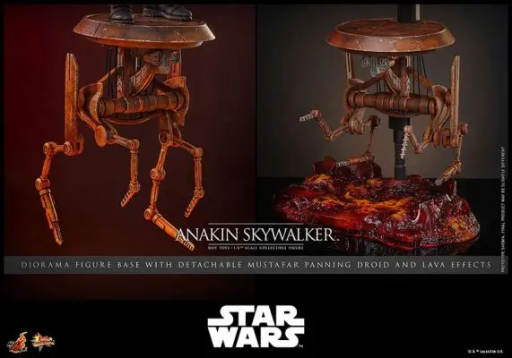 HOTTOYS - Movie Masterpiece Star Wars EP3 1/6 Anakin Skywalker Ver 2.0 MMS839 (Licensed) Statue 