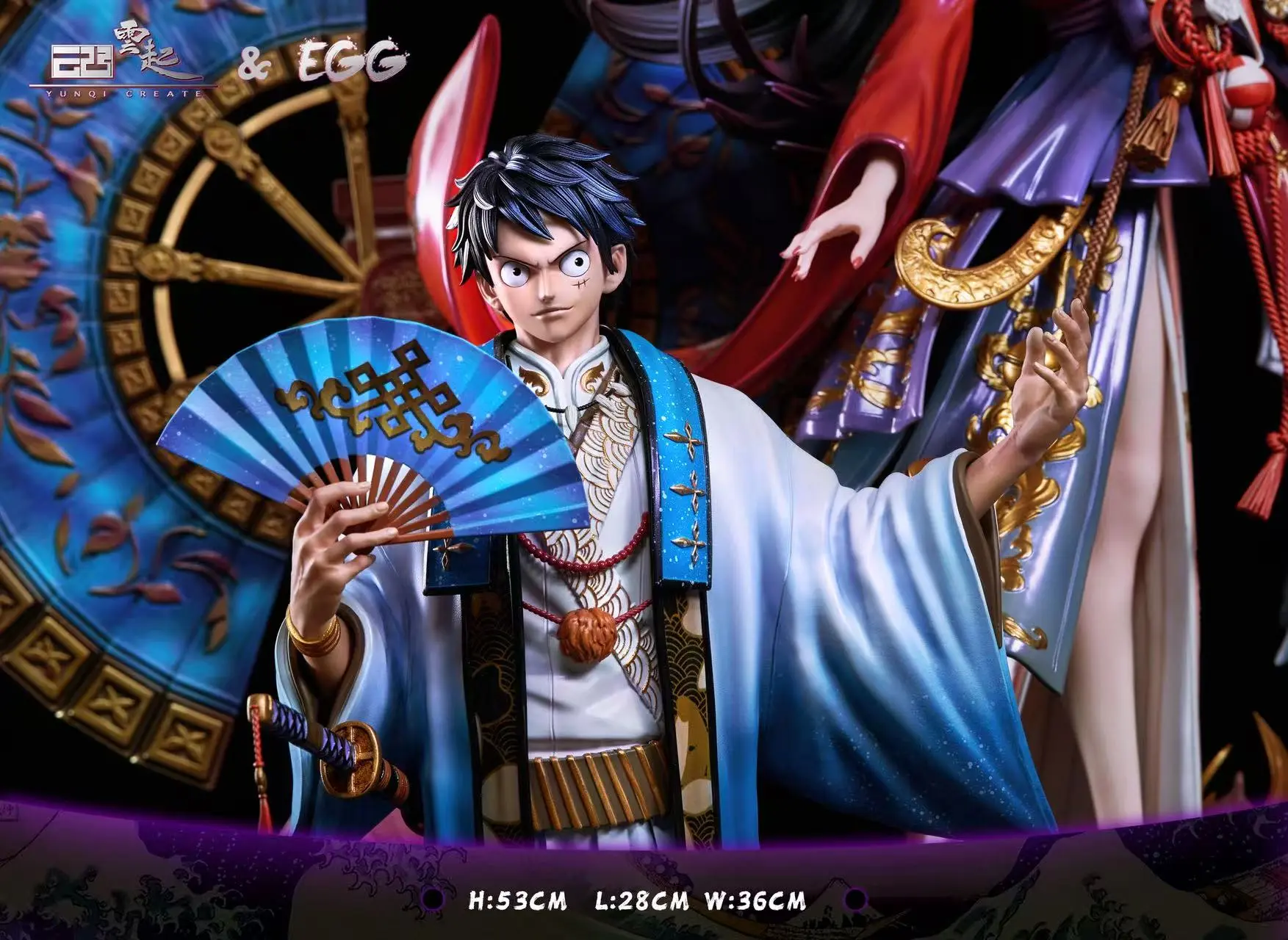 YunQi Studio & EGG Studio - One Piece Hancock & Luffy Statue(GK) 