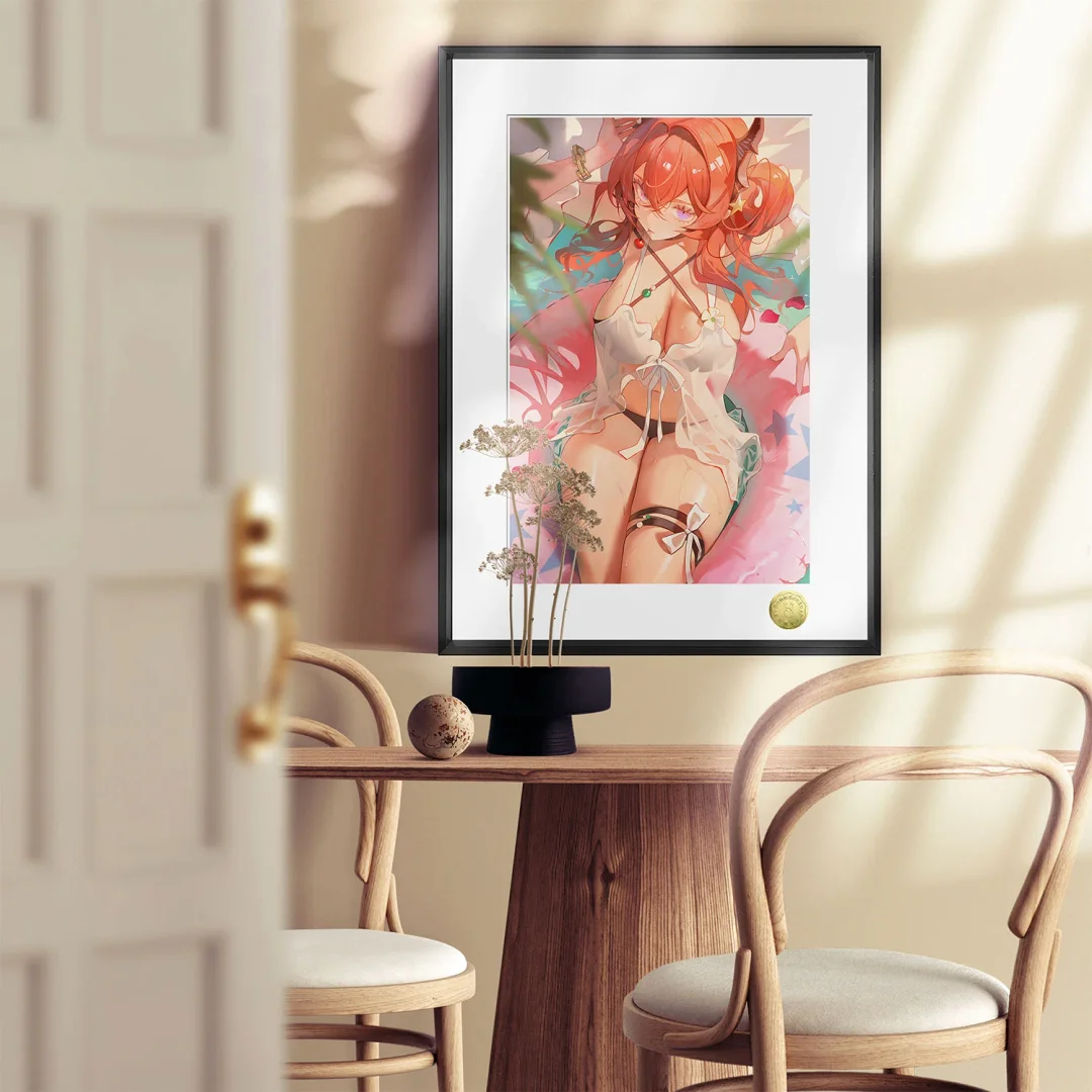 In stock- Arknights Surtr Decorative Painting - HuangGua Studio