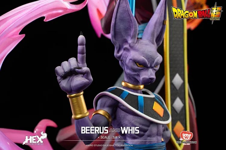 Dragon Ball Super BEERUS & WHIS (LICENSED) 1/4 STATUE GK-HEX COLLECTIBLES Pre-sale