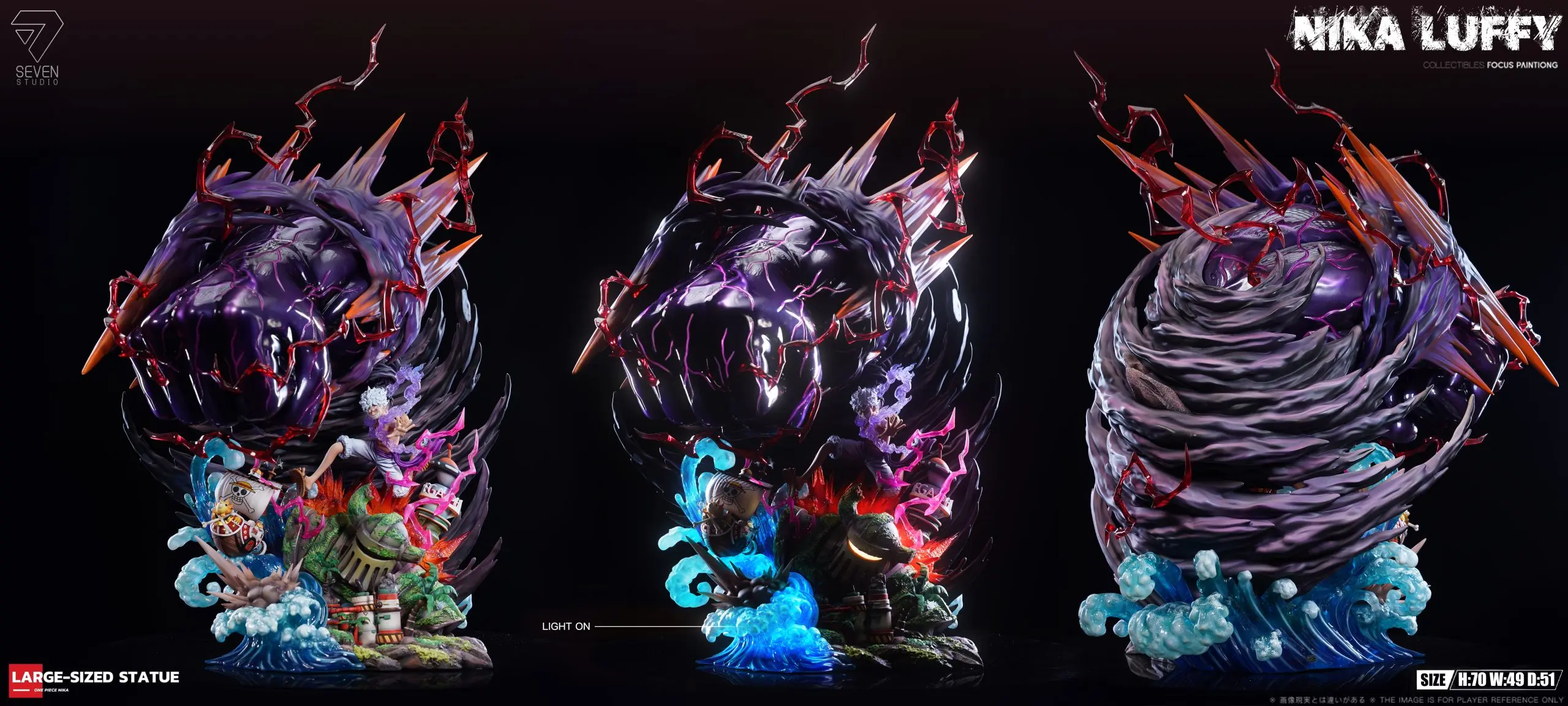 Seven Studio - One Piece Warhead Nika Luffy Statue(GK)