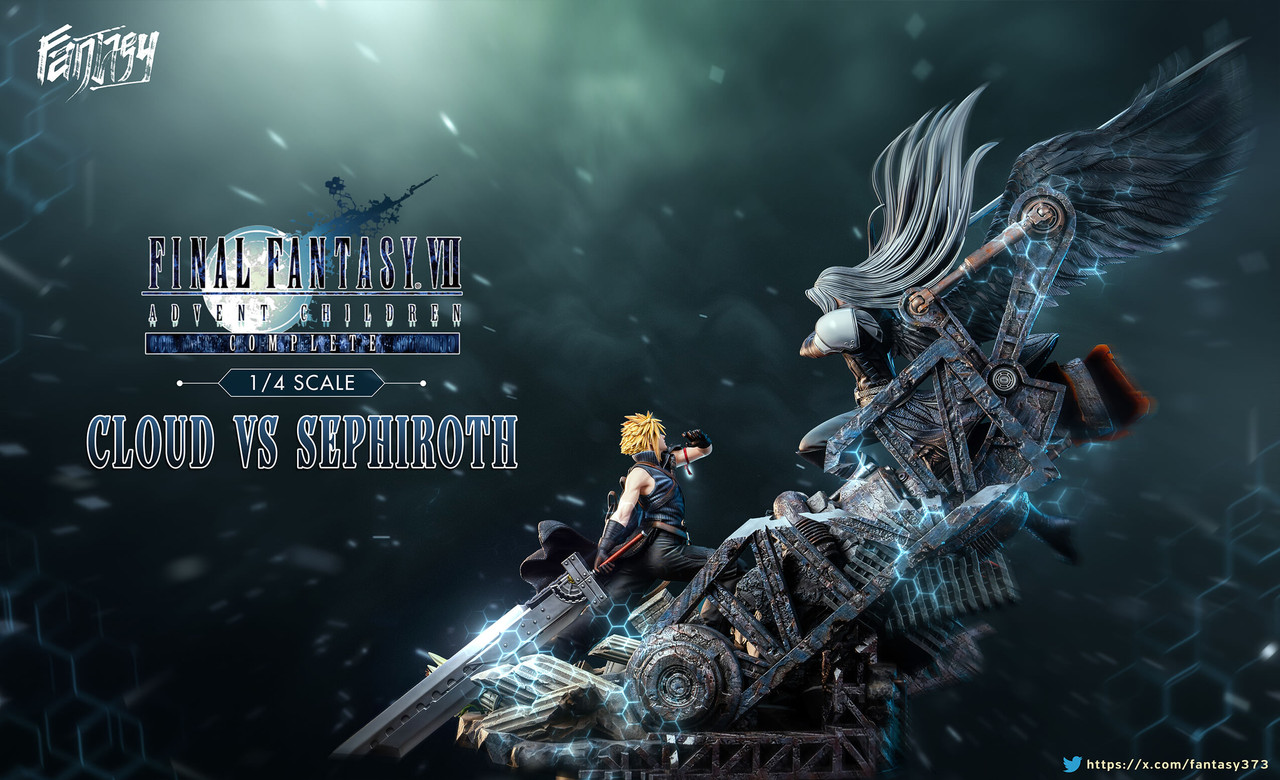 Final Fantasy Sephiroth VS Cloud Strife 1/4 Statue GK-FANTASY STUDIO & DRAGON STUDIO Pre-sale