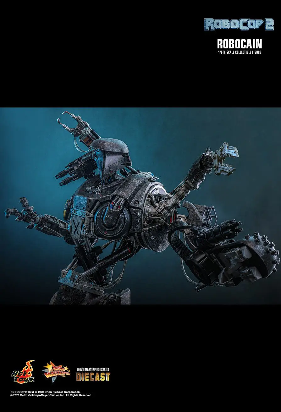 Hottoys - RoboCop 2 RoboCop & RoboCain 1/6th scale Collectible Figure MMS827 MMS828 (Licensed)Action Figure