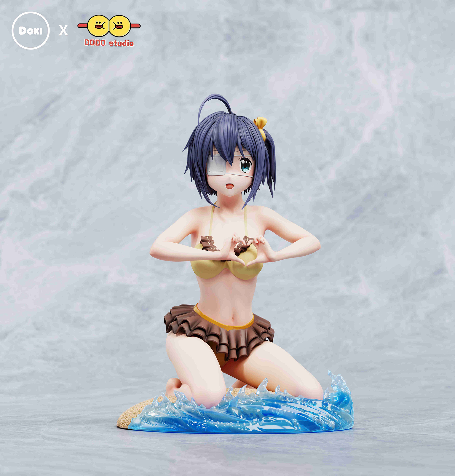 Pre-sale Takanashi Rikka school uniform swimsuit (GK) Versions school uniform version, purple swimsuit version, yellow swimsuit version-KWII-GK
