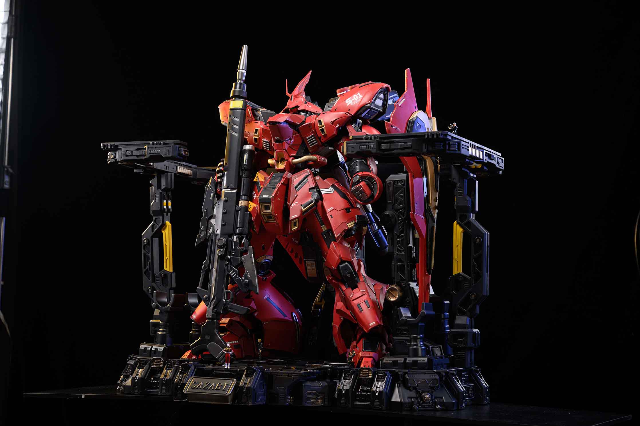 Mecha Era Red Robot, 1/30 Scale Action Figure, JJSD Studio, Soldier Statue GK18+ Pre-sale