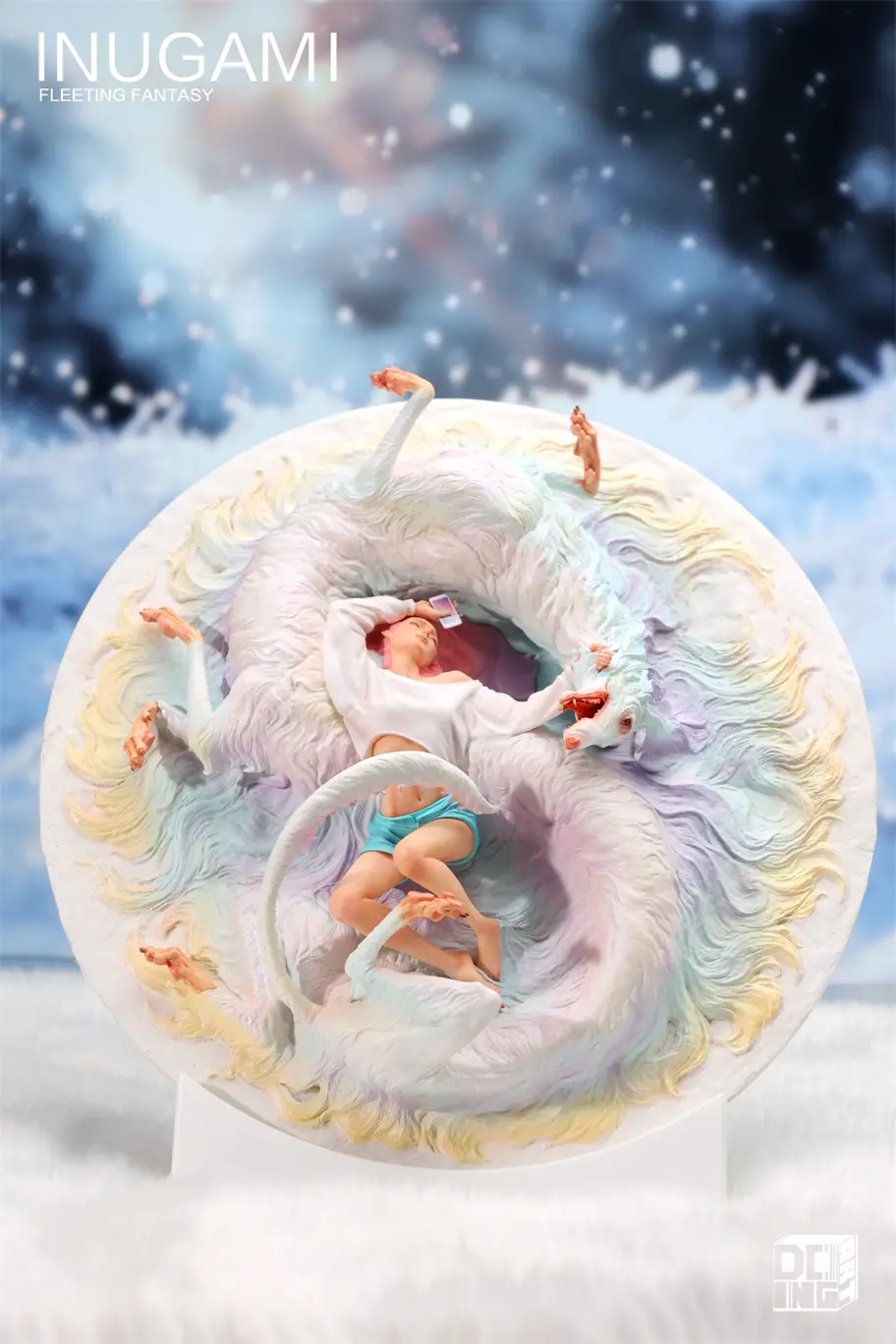 WeArtDoing Studio X PHUC DANG - INUGAMI Dawn Whisper X Fleeting Fantasy Statue (GK)(Licensed)