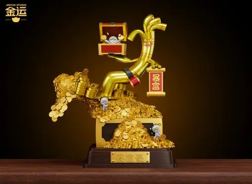 Jin Yun Studio - Gholdengo Wealth and Fortune Ornament Pokemon Statue