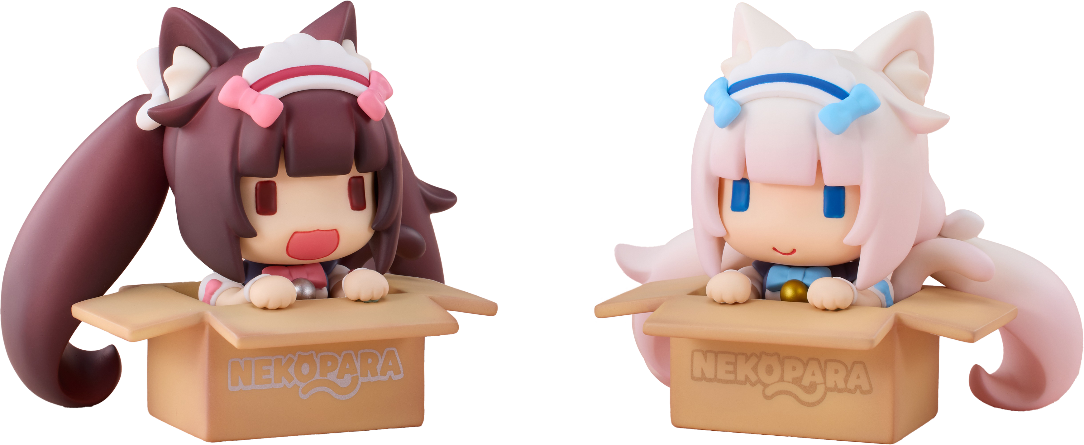 Pre-sale  MAGI ARTS×nekopara Chocolate and Vanilla Q version. Height H=70MM (GK).Chocolate and Vanilla Q version XL version. Height H=500MM (Gk)-KWII-GK