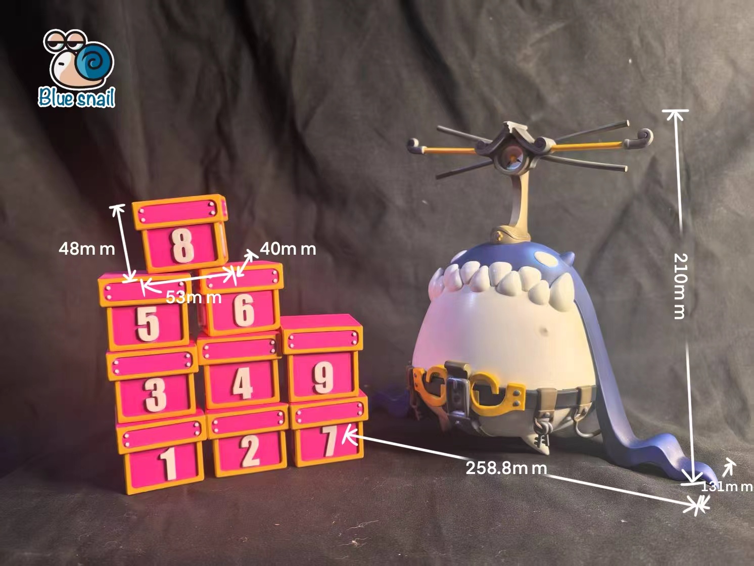 Pre-sale Blue Snail MapleStory World Scale Series [Size]: 26cm long, 21cm high, 13cm deep (GK)