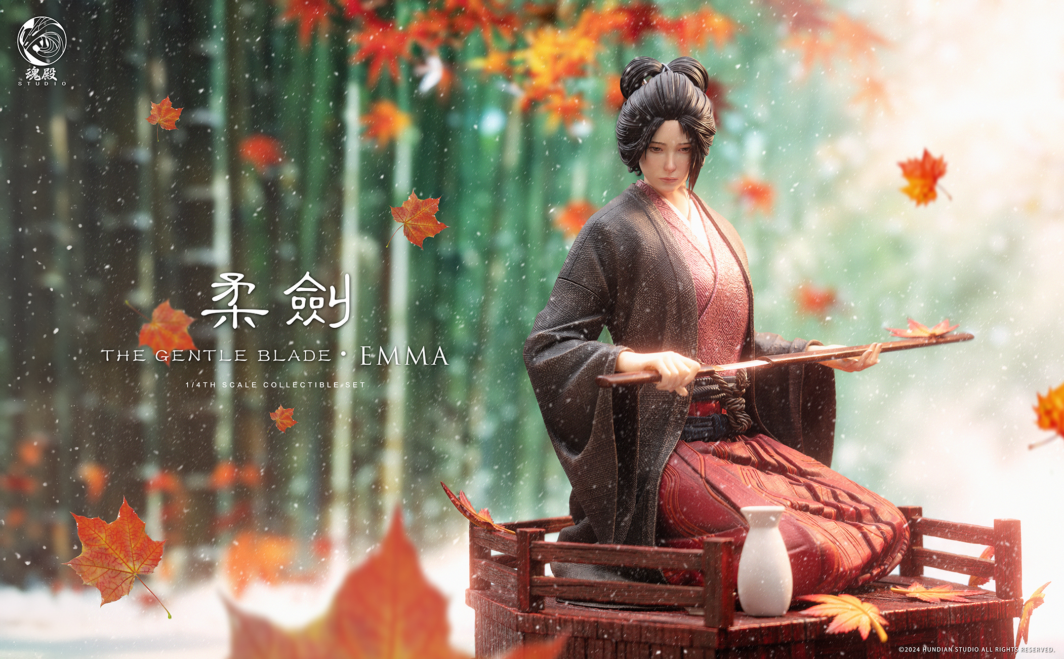 Pre-sale Sekiro Series Gentle Sword Eternal Emma Ratio 1/4 Size Height 38 Width 27 Depth 30 (GK)-KWII-GK