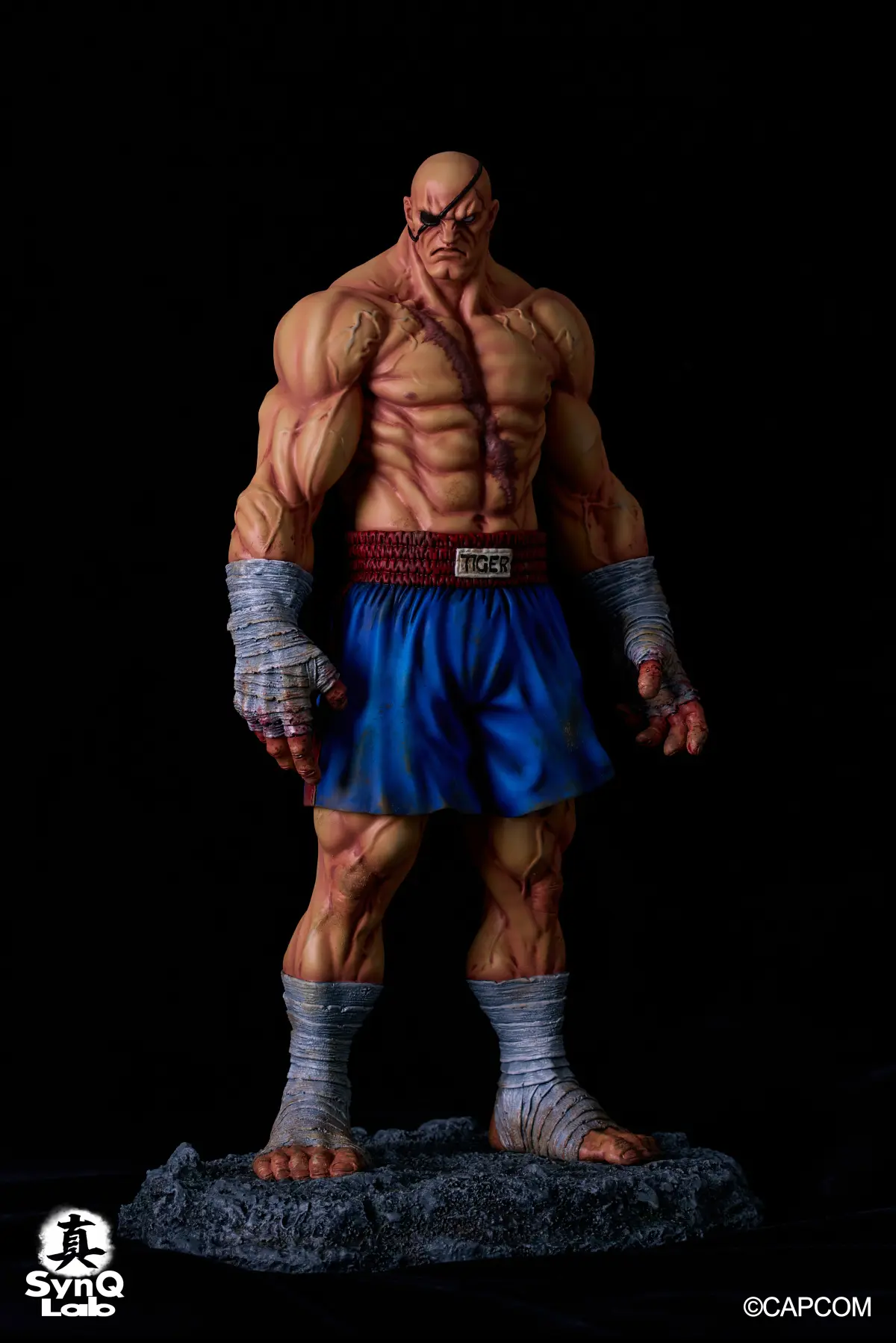 SynQ Lab. Collectable Studio - Street Fighter Sagat (Licensed)Statue 
