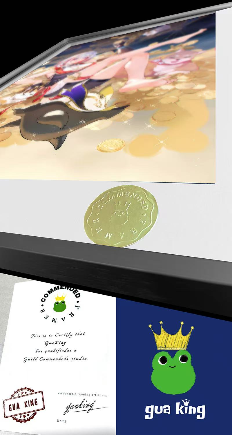 In stock Honkai Impact 3rd New Year Single Honkai Impact 3rd New Year Decoration Painting of Topa Tingyun Style Two options A Topa, B Tingyun-KWII-GK