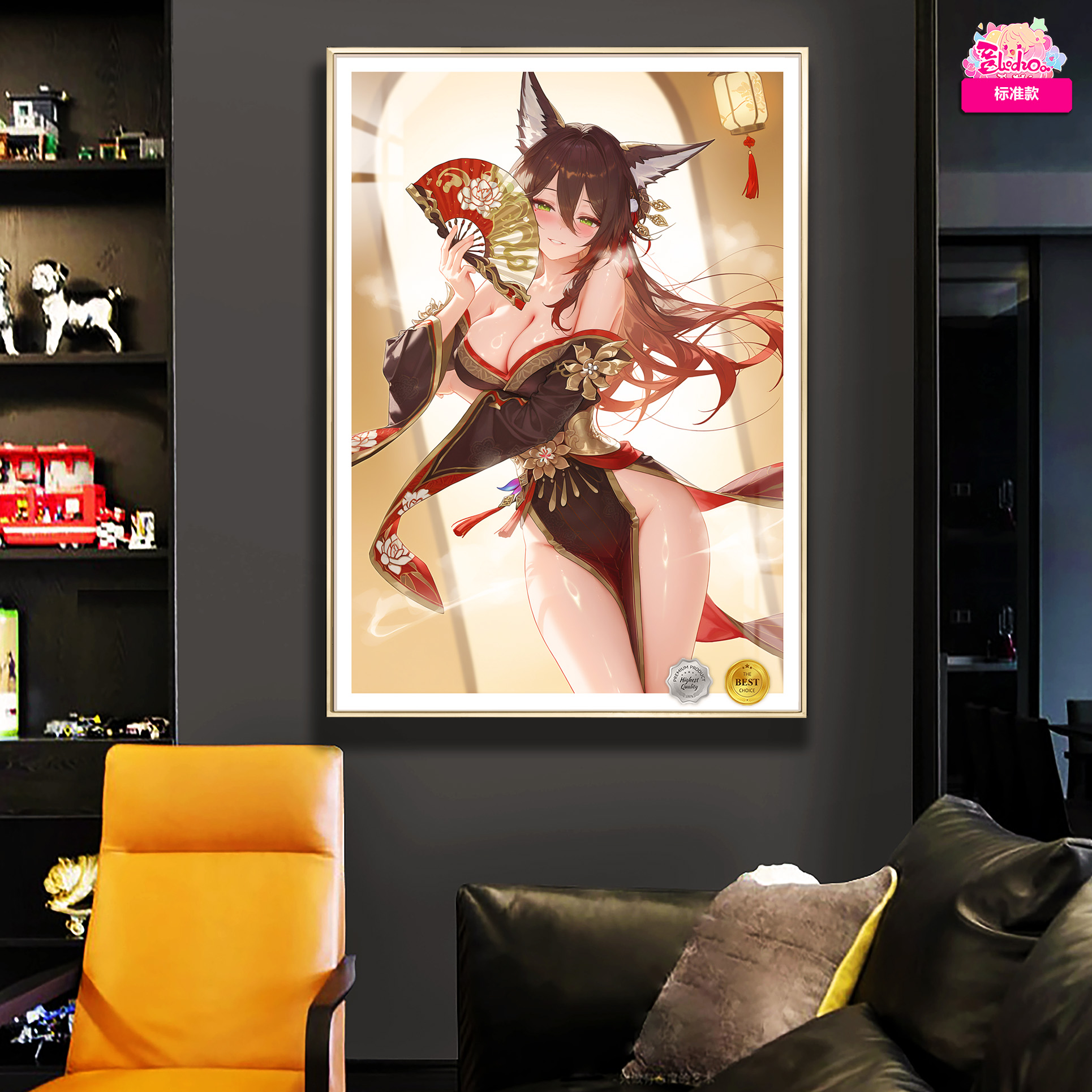 [In stock] Large high-definition decorative painting Title: Dancing posture, Stopping Cloud