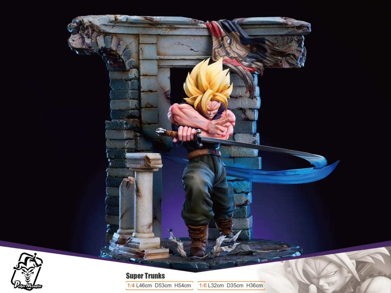 Poker Monster Studio - Dragon Ball Super Trunks Statue(GK)