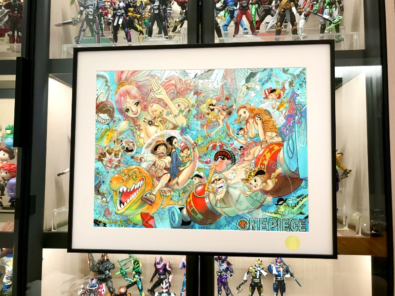 Starry Sky "Fishman Island" Pirate King Luffy White Star Robin Decorative Painting In stock