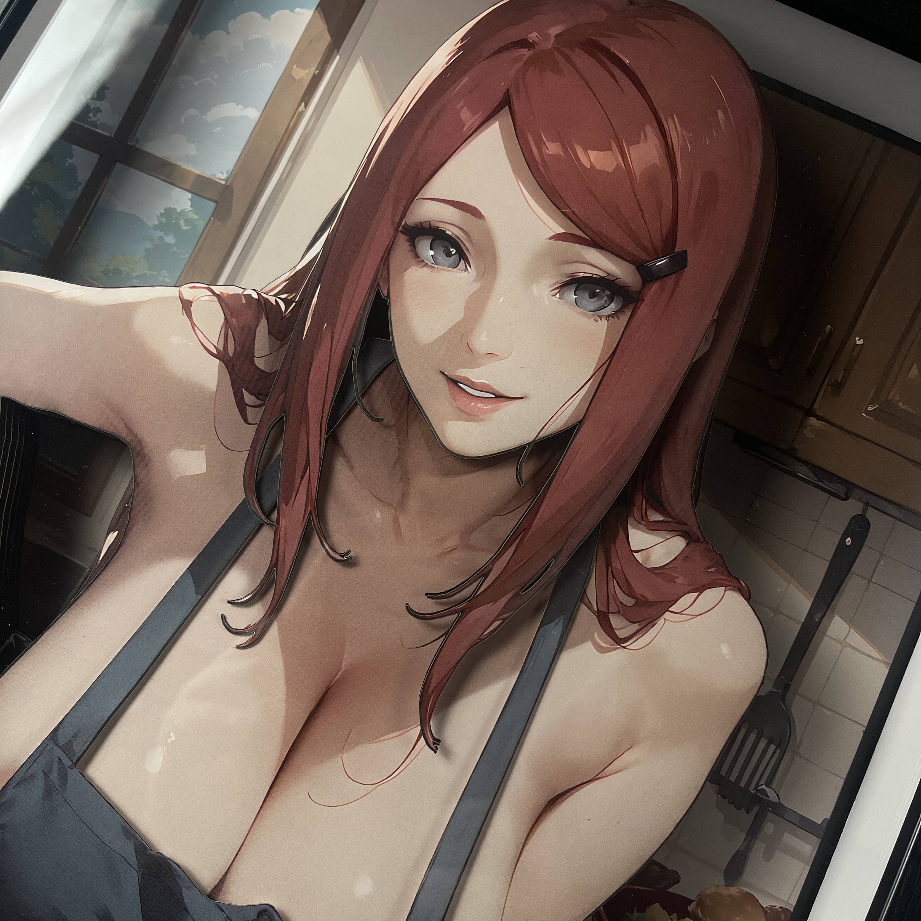 B&W Studio Uzumaki Kushina 3D Decorative Painting In stock