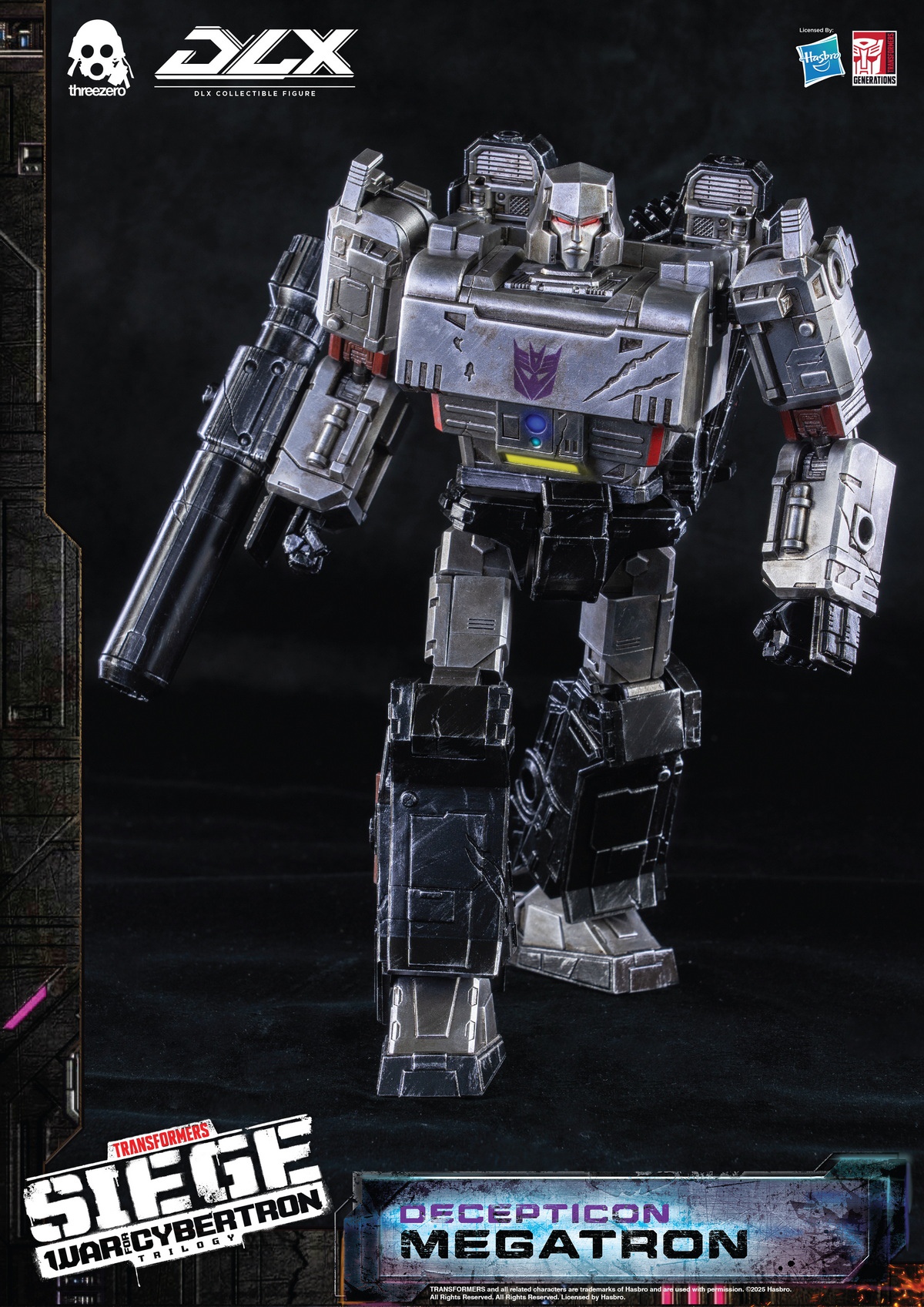 Threezero 10-inch Transformers War for Cybertron DLX Megatron 14+ GK Pre-sale