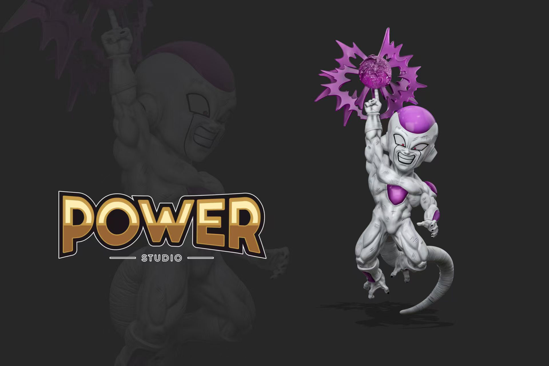 wcf Dragon Ball Wave Frieza ,Power studio, statue GK18+ pre-sale