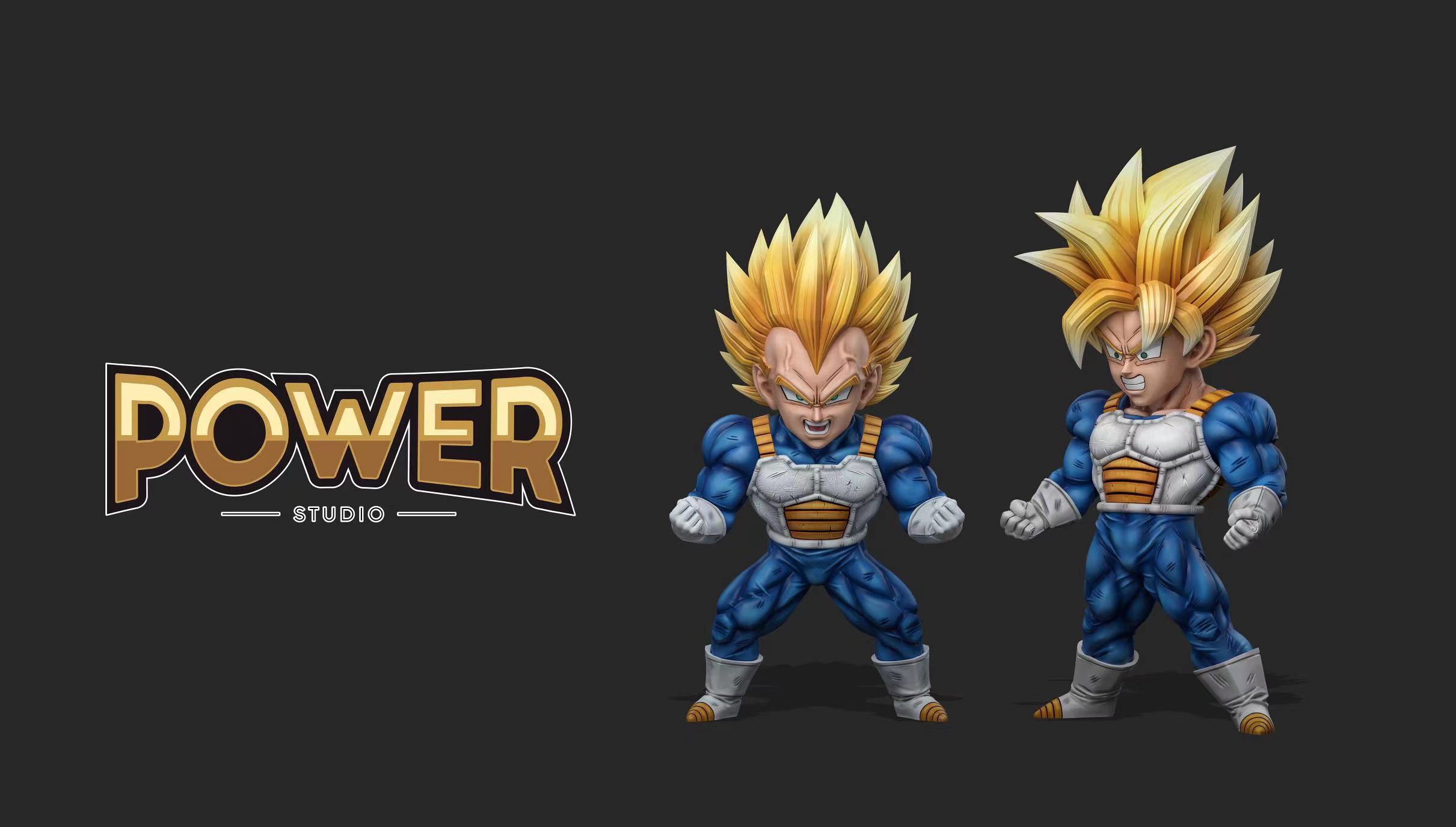 wcf Dragon Ball One Muscle Goku, Power studio, statue GK,pre-sale