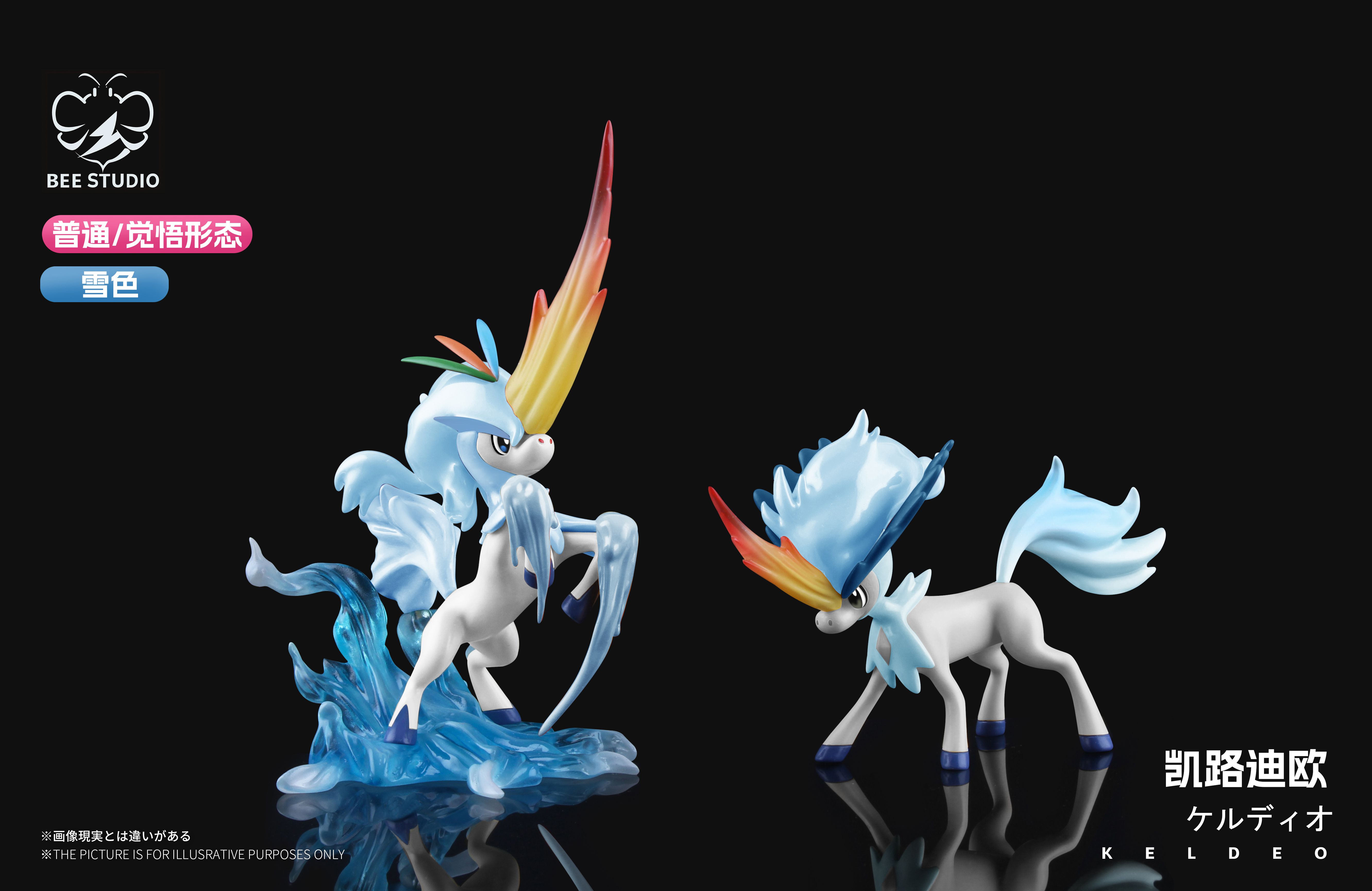 In stock: Keldeo [Name of work] Keldeo Evolution Set.[Size of work] 1/20 scale(GK)