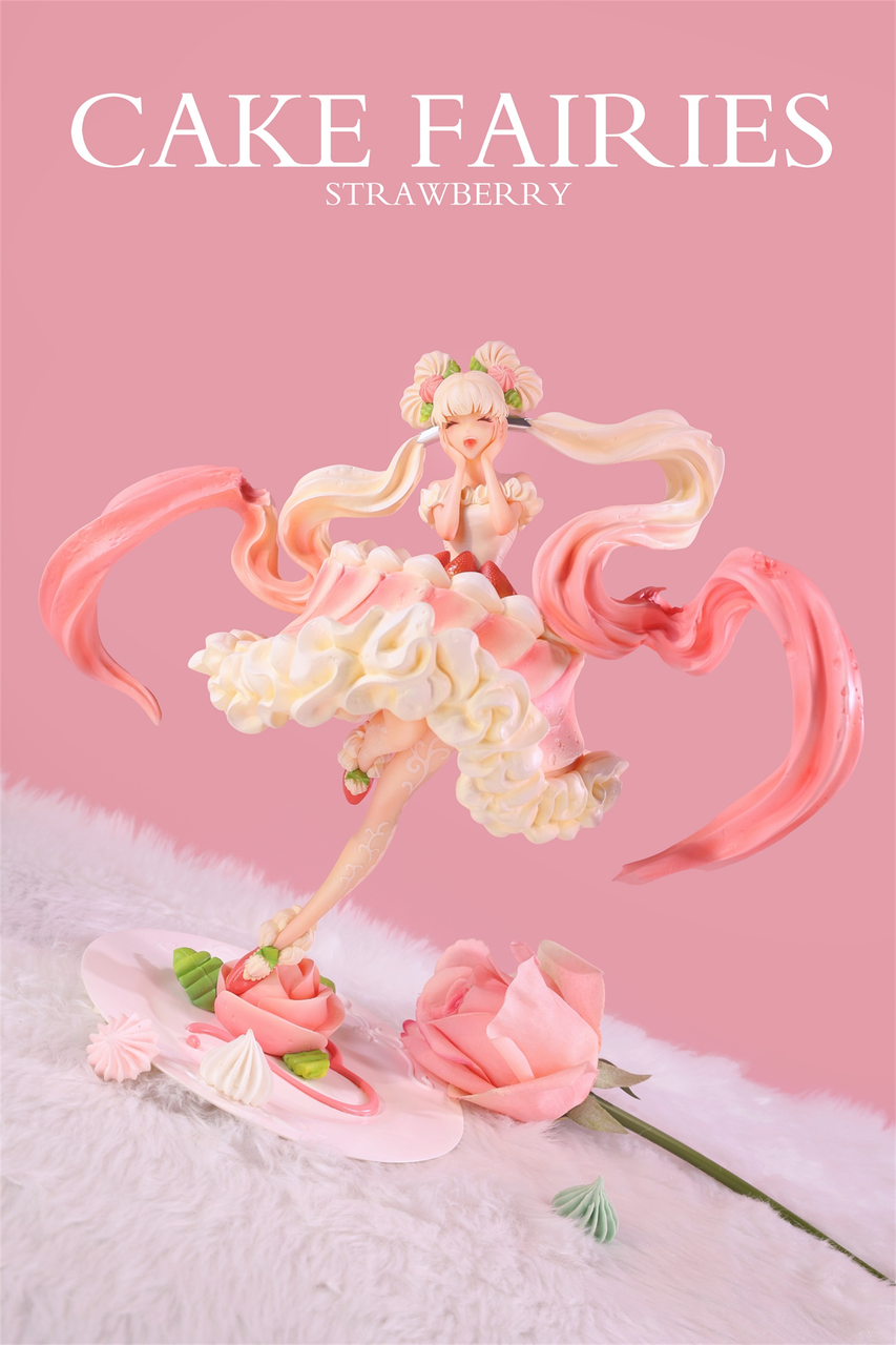 Cake Fairies Strawberry & Matcha (Licensed) Statue(GK)-WeArtDoing Studio