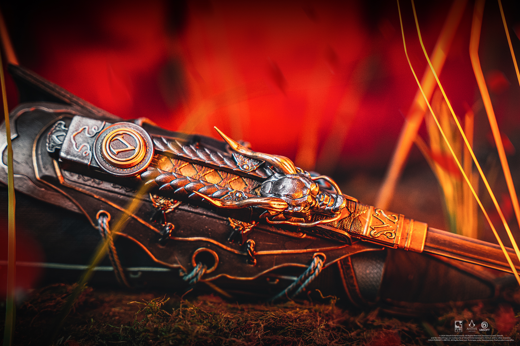 Assassin's Creed: Shadow, NAOE 1/1 Hidden Blade scale replica (authorized) scene, Pure Art Studio in stock-KWII-GK